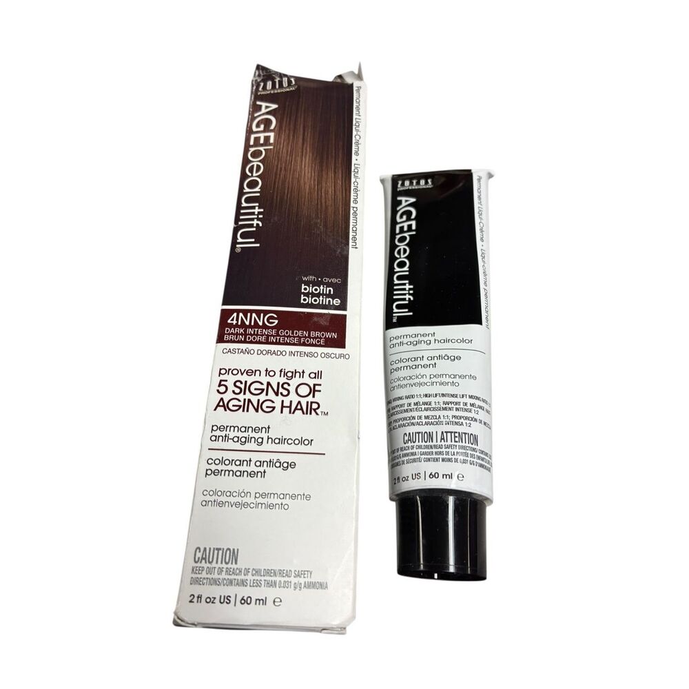 AGE BEAUTIFUL Permanent anti-aging hair colour 4NNG Dark Intense Golden Brown 60